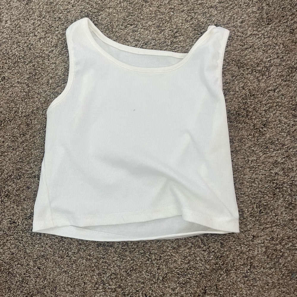 White tank top